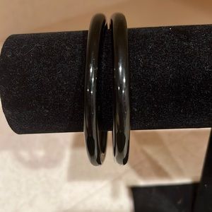 Black bangle, bracelets
